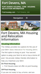 Mobile Screenshot of fortdevenshousing.com